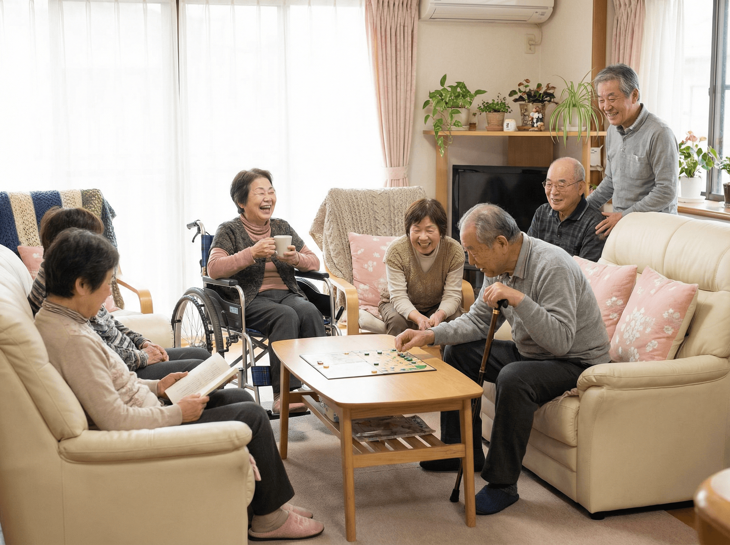 障がい者グループホームの様子