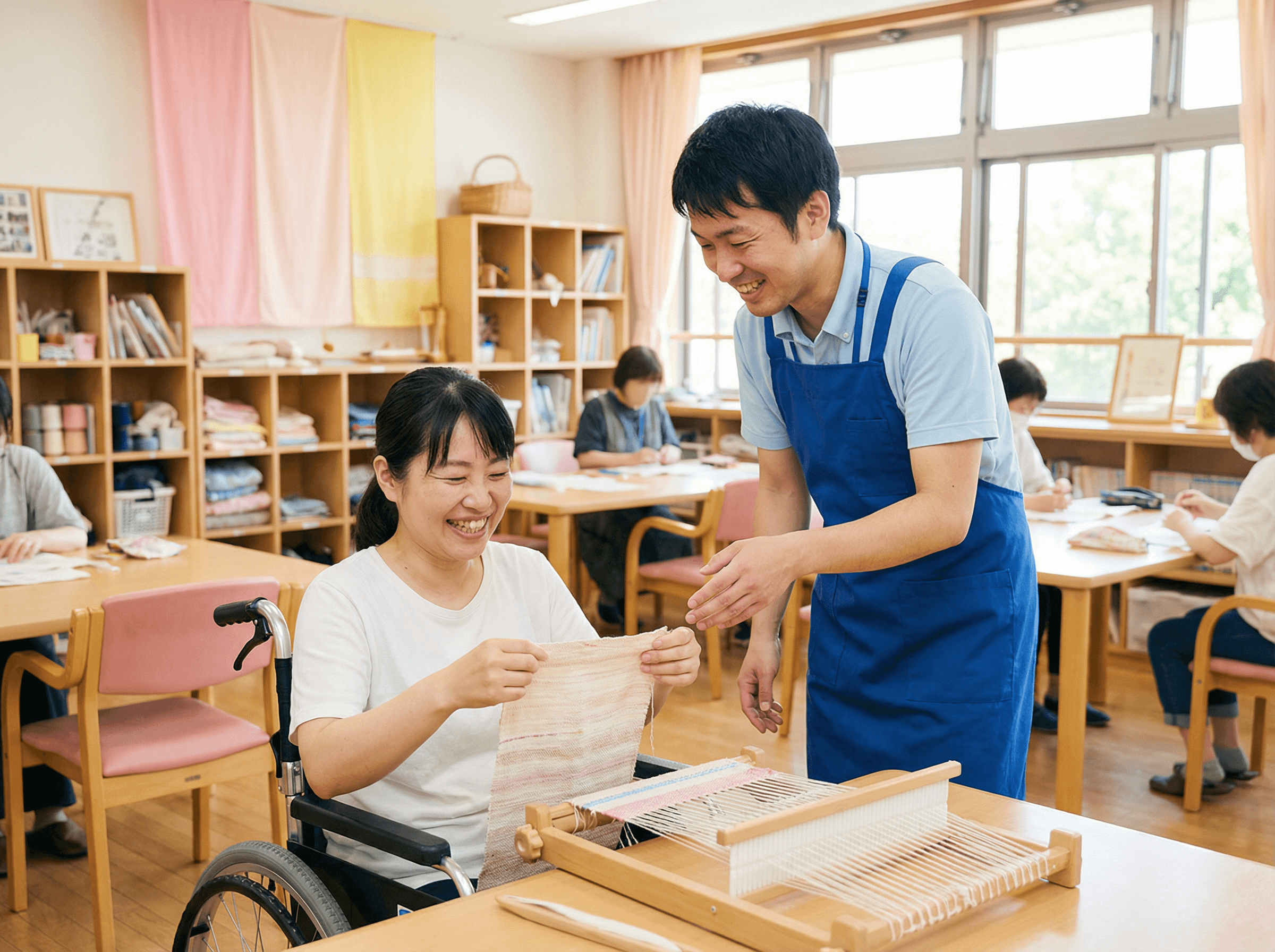 就労継続支援B型みらいえの様子
